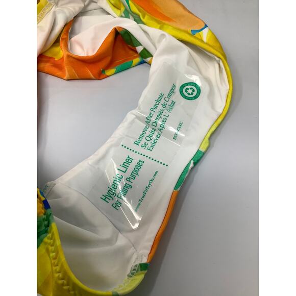 Sunshine 79 Women's 12 Yellow Floral Summertime Vibes One Piece Swimsuit G11-5 - Picture 6 of 8